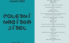 Tento týden v Domestique - Polední menu 28.10 - 1.11.